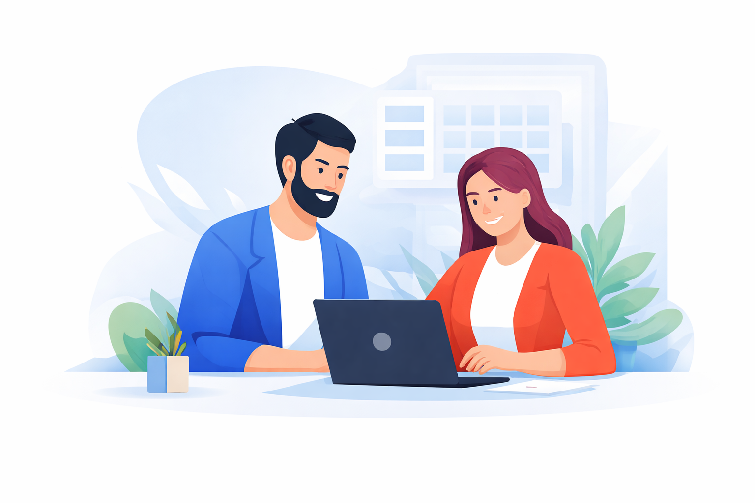 Property management illustration